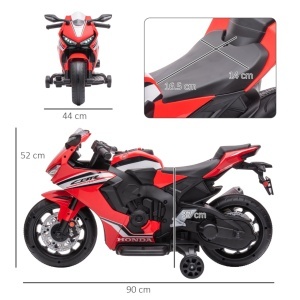 Motocicleta electrica copii Re-Bloom, 6V 4.5A, 3 km/h, PP/metal, 90x44x52 cm, autonomie 45 min, varsta 3-5 ani, 30 kg, rosu - Verificat A · Re-Bloom - Img 3