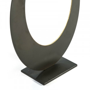 Obiect decorativ Ligon, metal, gri/auriu, 45 x 34 x 12 cm - Img 2