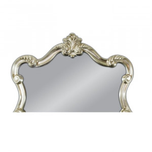 Oglindă de perete Clintonville, metal, argintie, 92 x 109 cm - Img 2