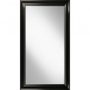 Oglindă Isaacs, plastic, neagra, 112 x 62 cm