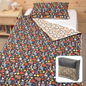 Patura reversibila pentru copii Banbaloo, bumbac, multicolor, 92 x 123 cm