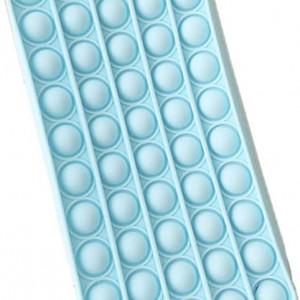 Penar cu jucarie popit ShengOu, silicon, albastru deschis, 20 X 11 X 3,3 cm - Img 1