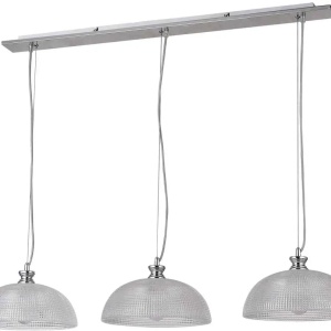 Pendul Rabalux Petrina, 3xE27, crom satinat, L 100 x H 120 cm - Img 1