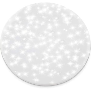 Plafoniera, 24 W, 2000 lm, Diametru 315 mm, Rotund, 2700 K Alb cald, cu efect de sclipici, Resigilat, Grad A