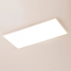 Plafoniera Arya, LED, aluminiu/PMMA, alb, 119,5 x 59,5 x 4,5 cm - Img 5