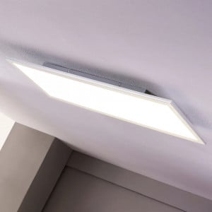 Plafoniera Livel, LED, PMMA/aluminiu, alb/argintiu, 30 x 5,2 x 120 cm - Img 3