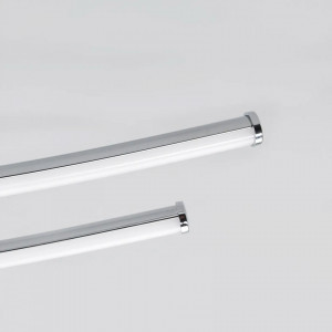 Plafoniera Yael, LED, metal/plastic, alb/crom, 67 x 67 x 13 cm - Img 5
