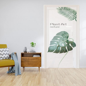 Plasa de insecte pentru usa Durdiiy, poliester, alb/verde, 80 x 200 cm