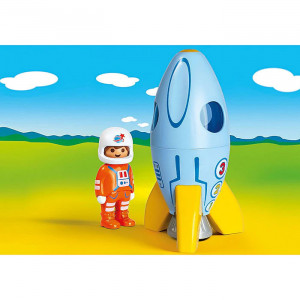 Playmobil 1.2.3 - Astronaut cu racheta - Img 3