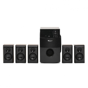 Produs Resigilat Boxe Serioux 5.1 SoundBoost HT5100C, 140W RMS, lemn - Img 2