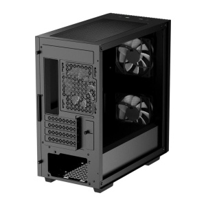 Produs Resigilat Carcasa DEEPCOOL MATREXX 40 3FS Mini Tower RGB NEGRU, Tempered Glass, Sloturi Expansiune 4, Drive Bays: 2x3.5" 2x2.5", Ventilatoare Suportate: 6 (spate: 1x120mm, fata: 3x120mm sau 2x140mm, sus: 2x120mm sau 2x140mm) - Img 9