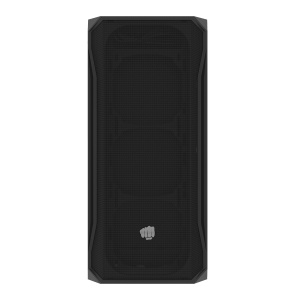 Produs Resigilat Carcasa FURY SHOBO SH4 RGB Mid Tower NEGRU, Tempered Glass, Sloturi Expansiune 7, Drive Bays: 2x3.5" 2x2.5", Ventilatoare Suportate: 8 (spate: 1x120mm, fata: 3x120mm sau 3x140mm, sus: 2x120mm sau 1x140mm, jos: 2x120mm)