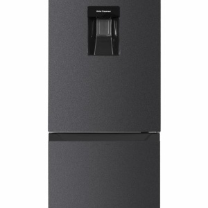 Produs Resigilat Combina frigorifica Heinner HCNF-HM291INVDGWDE++, No Frost, compresor Inverter, dozator de apa, capacitate totala: 291 L, capacitate frigider: 208 L, capacitate congelator: 83 L, clasa energetica E