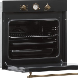 Produs Resigilat CUPTOR INCORPORABIL FRAM FBO-V659GCA-RBK, VOLUM 65 L, 9 FUNCTII, MULTIFUNCTIONAL, GRILL, VENTILATIE, TIMER ANALOG, LUMINA CUPTOR, GEAM TRIPLU DETASABIL, CLASA ENERGETICA A, Dimensiuni(WxDxH): 59.5x55x59.5 cm, RUSTIC NEGRU - Img 5