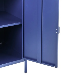 Produs Resigilat Dulap bucatarie exterior Re-Bloom Vilama, otel/inox, 80x50x90 cm, rezistenta UV, albastru inchis - Verificat A - Img 3