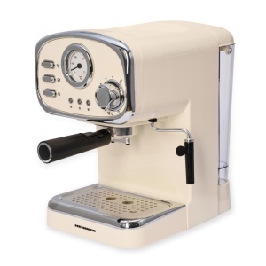 Produs Resigilat Espresor Heinner HEM-1100CR, presiune: 15 bar, boiler aluminiu turnat, rezervor detasabil: 1.25L, filtru dublu din inox pentru 2 cesti, termometru inclus, tavita pentru apa detasabila, optiuni pentru espresso si cappuccino, buton pentru a - Img 1