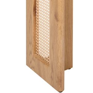 Produs Resigilat Masa tip consola Re-Bloom Karlo, MDF/ratan, 120x40x80 cm, 50 kg, natur - Verificat A - Img 4