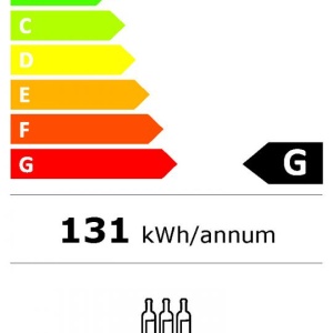 Produs Resigilat Racitor de vinuri Heinner HRV-A28DRM8, clasa energetica: G, capacitate totala: 28L, capacitate incarcare: 8 sticle (750ml), o zona de temperatura, interval de temperatura: 5~20Â°C, display LED, control electronic, lumina LED - Img 2