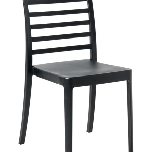 Produs Resigilat Set 4 scaune de bar Re-Bloom Seceda, polipropilena, 41x59x116 cm, UV5, rezistente la apa, negru - Verificat A - Img 6