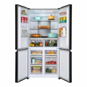 Produs Resigilat Side by side Multi-Door Heinner HSBS-HM600MDNFDXE++, Total No Frost, capacitate totala: 600L, capacitate frigider: 429L, capacitate congelator: 171L, clasa energetica E, compresor Inverter, display LED cu control touch, sistem “Multi Air- - Img 4