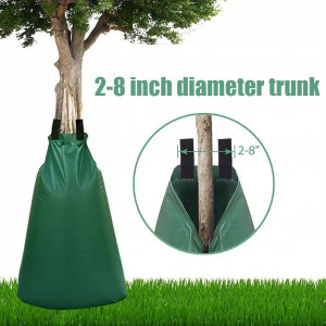 Punga de apa pentru irigarea copacilor JBSON, PVC, verde, 75 cm 