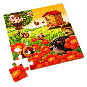 Puzzle 3 in 1 Cubika "Animalutele Preferate" - Img 4