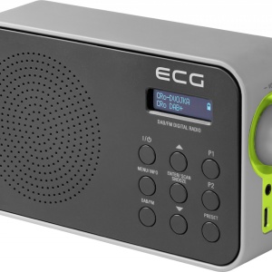 Radio portabil ECG RD 110 DAB cu tuner DAB+ si FM, negru, 1,2 W, memorie 30 de posturi - Img 1