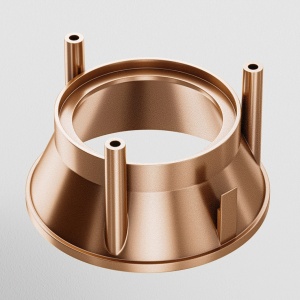 Rama pentru spoturi Alfa LED, 67x37mm, auriu