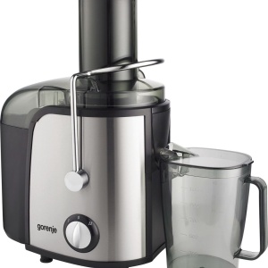 RESIGILAT – Storcator de fructe si legume Gorenje JC805EII, Putere 800W, Capacitate 1,1L, Negru/Argintiu