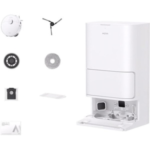 RESIGILAT (ca nou) - Robot de aspirare MOVA E40 Ultra, 19.000 Pa, 5.200mAh, 260 min, Single-line Laser, statie colectare inteligenta, Alb - Img 2