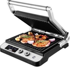 RESIGILAT - Contact grill ECG KG 1000 Gourmet, 1650–2000 W, 2 termostate independente
