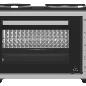 RESIGILAT - Cuptor electric ECG ETH 3701G, 37 L, putere maxima 2500 W, 2 plite, 40-230 °C, rotisor