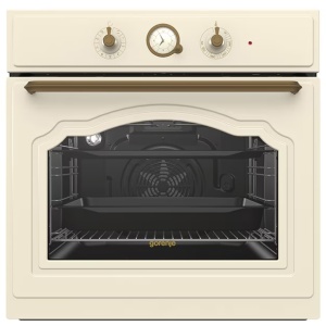 RESIGILAT - Cuptor incorporabil Gorenje BO7530CLI, Clasa A, Capacitate 71L, Electric, Autocuratare AquaClean, Bej