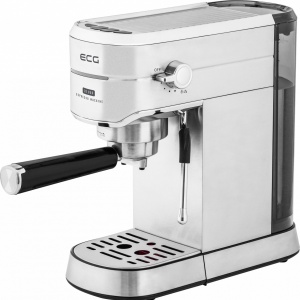 RESIGILAT - Espressor manual ECG ESP 20501, 1450 W,1.25 L, 20 bar, capsule Nespresso, PAD-uri, dispozitiv spumare, otel inoxidabil - Img 3