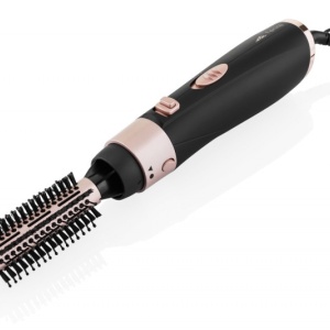 RESIGILAT - Perie ondulatoare cu aer cald si ionizare ETA Fenite 4321 90010, 1000 W, 3 accesorii, negru - Img 4