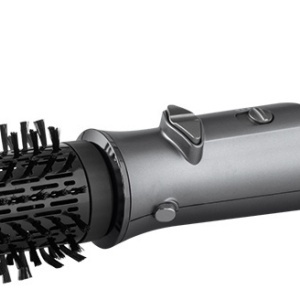 RESIGILAT - Perie rotativa cu aer cald ECG Modifica Hairbrush Moonstone, 1200 W, ionizare, 2 debite de aer, 2 nivele temperatura, gri metalic