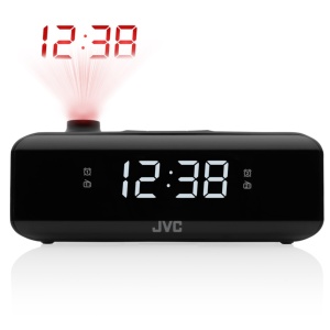 RESIGILAT - Radio cu ceas si alarma JVC RA-E211B, proiectie ora, tuner digital FM/AM, setare luminozitate, negru - Img 3