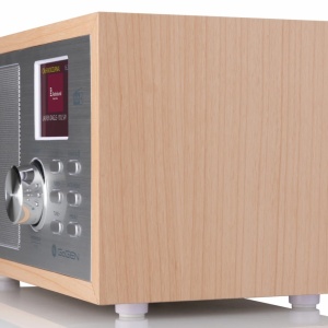 RESIGILAT - Radio GoGEN DAB 620 BTCS, 5W, DAB+/FM, Bluetooth, LCD color, ceas cu alarma, argintiu/maro - Img 3