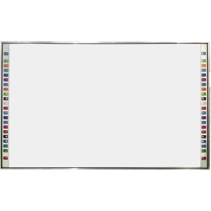 RESIGILAT Tabla interactiva 95 EVOBOARD IB-95Q6 cu pentray inteligent, 16:10/16:9 tehnologie tactila IR, 10 puncte de atingere