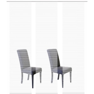 Rom Vision set 3 perdele semitransparente 60x245 cm, 100% poliester, albe - Verificat A · Re-Bloom - Img 2