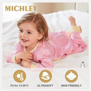 Sac de dormit pentru copii MICHLEY, poliester, multicolor, 2-4 ani - Img 4