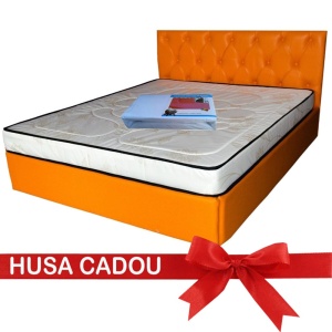Saltea VENUS Eco Memory Saltsib, 140x200x17 cm, spuma poliuretanica, husa detasabila, fermitate medie spre tare - Img 3