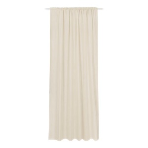Saole draperie opaca 140x270 cm, bumbac/in, lavabila 30°C, crem - Verificat A · Re-Bloom