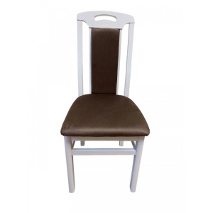 Scaun living SB Tim alb/maro, 40x43x96 cm - Img 4