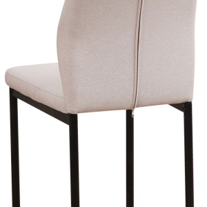 Scaun Mia din microfibră bej - Img 2