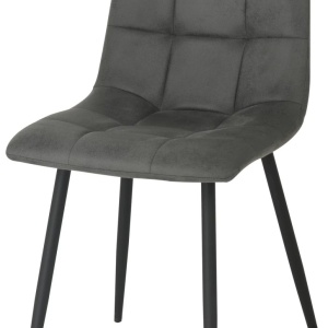 Scaun Nino din microfibră gri 45/88/54,5 cm - Img 4