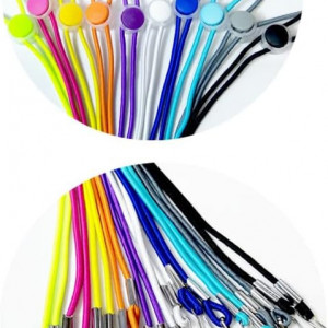Set 10 snururi reglabile MIEWAA, plastic, multicolor - Img 3