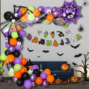 Set 125 decoratiuni Halloween heekpek, multicolor, latex/PVC - Img 4