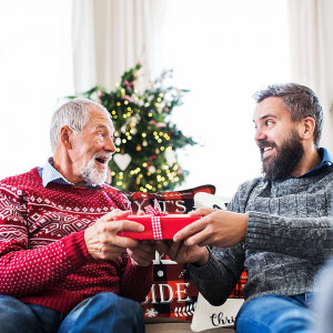 Set 4 fete de perna pentru Craciun Synchain, multicolor, bumbac, 45 x 45 cm - Img 2