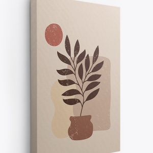 Set 4 tablouri decorative canvas 50x70 cm, panza/lemn, multicolor - Verificat A · Re-Bloom - Img 5